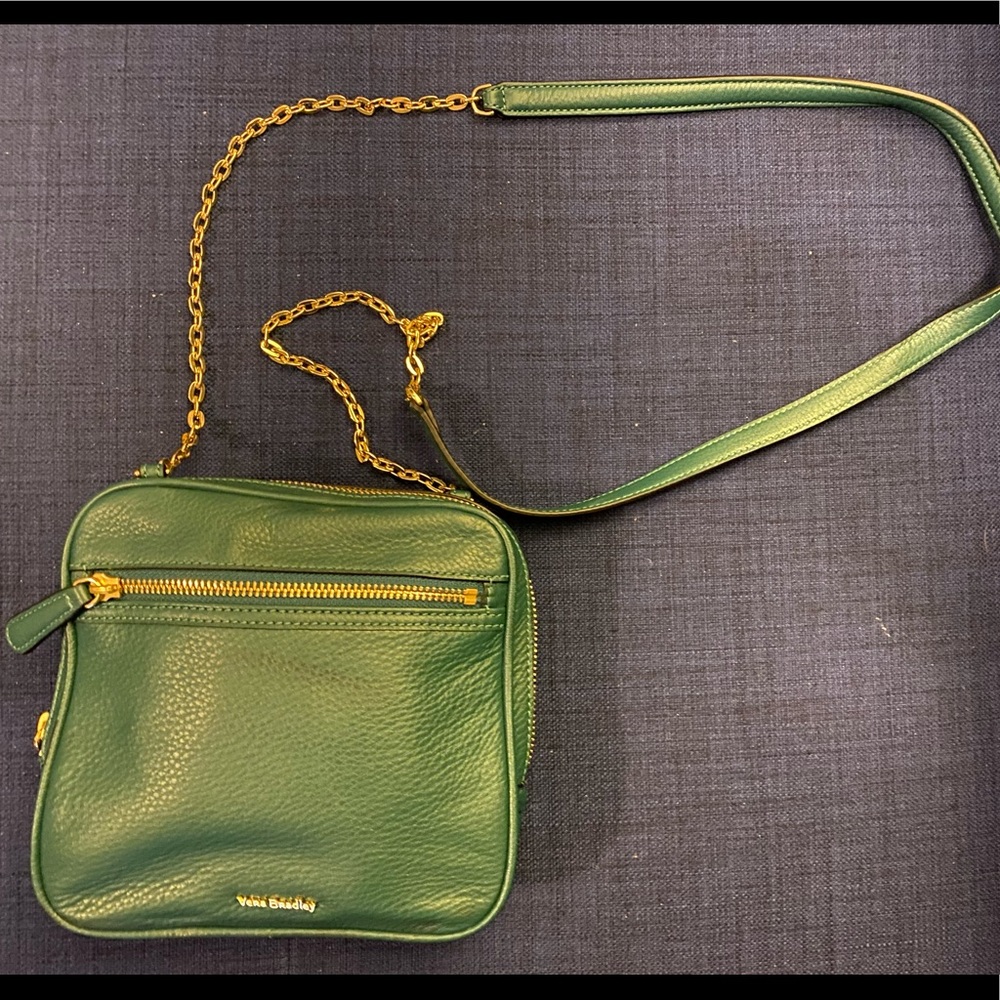 Vera Bradley Leather Crossbody Green